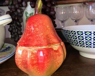 Flitz and Floyd pear covered dish