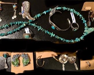 turquoise and sterling jewelry