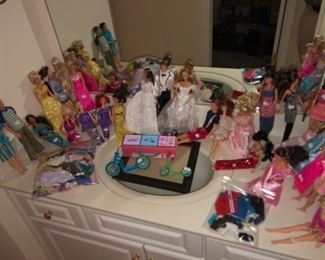 Barbie dolls galore 