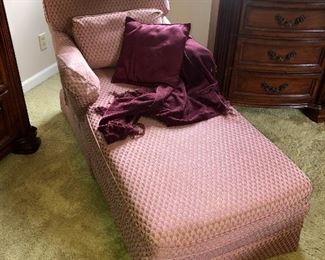 Vintage small bedroom chase, upholstery needs updating