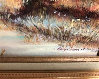 Middle TN artist signed original painting with signature.  