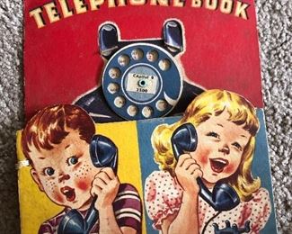 ANTIQUE telephone book