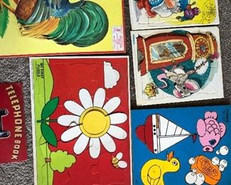 vintage children’s puzzles
