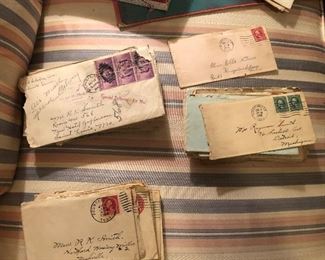 wwII ERA LETTERS BACK TO 1920’s