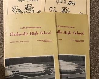 Class of 74 clarksville High program