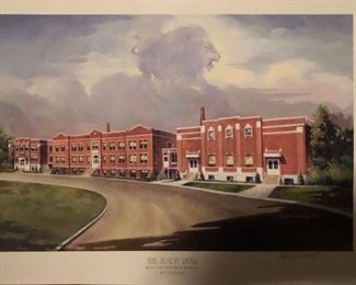 print of Liston High school in Nashville TN