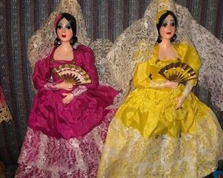 Vintage Spanish dolls