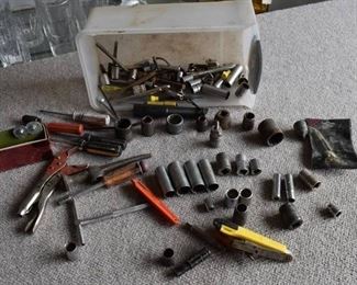 Large Lot of Assorted Tools | Socket Wrench Attachments (Some Snap-On), Screwdrivers, and More -LOCAL PICKUP ONLY