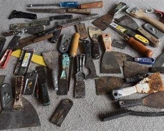 Large Lot of Assorted Tools | Brushes, Scrapers, and More -LOCAL PICKUP ONLY