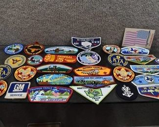 Lot of 29 Vintage Patches - Includes a Federal 25 Straight Skeet, a Junior Assistant Scoutmaster, & a Wide Assortment of Scout Troop Patches -WILL SHIP