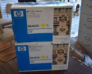 Lot of 2 HP Color Laserjet Printer Cartridges | Q6462A (Yellow) -WILL SHIP