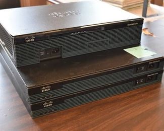 Cisco Gigabit Wired Router Modules | Mo.#'s 2911 & 2901(x2) | All 3 Turn On! -WILL SHIP