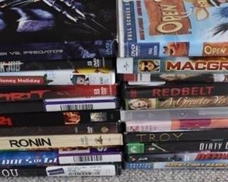 Lot of 22 Assorted DVD's | Titles Include Troy, Macgruber, & Blades of Glory -WILL SHIP