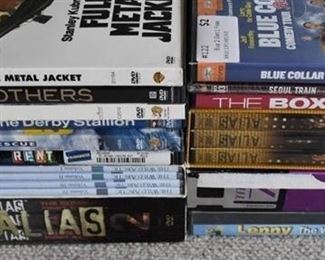 Lot of 11 Movie DVD's & 4 Complete TV Seasons on DVD | Titles Include ALIAS (Season 1 & 2), Star Trek TNG (Season 7). & Full Metal Jacket -WILL SHIP