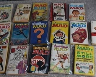 Lot of 16 Vintage MAD Paperback Books | Lot 1 of 3 -WILL SHIP