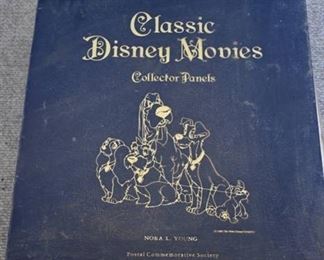 Classic Disney Movies Collector Postage Stamp Panels Binder | Lot 2 of 2 -WILL SHIP
