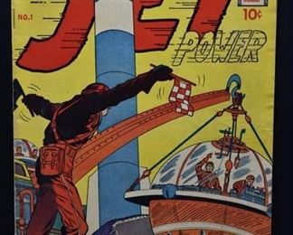 Rare Vintage I.W. Reprint Comics: Jet Power (1963) #1 -WILL SHIP