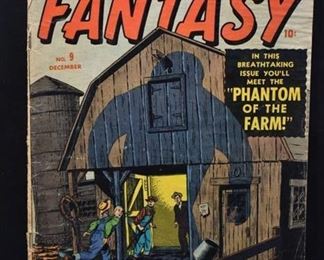 Rare Vintage Atlas Comics: World of Fantasy (1956) #9 -WILL SHIP