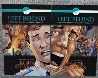 Lot of 2 Tyndale House Comics: Left Behind GN (2001) #Book 1, Volumes 1 & 2 -WILL SHIP