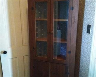 Wooden Corner Hutch