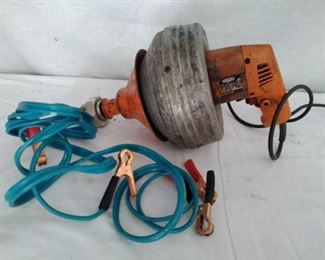 Drain Auger and Mini Battery Chargers