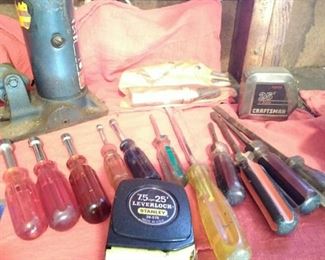 Misc Tools Hex Drivers Measuring Tapes