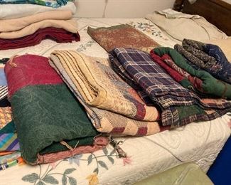 Hand made quilts/blankets