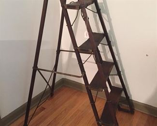 Rare antique folding ladder.
