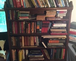 A collection of books.