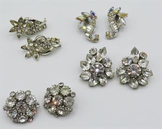 Rhinestone earrings
