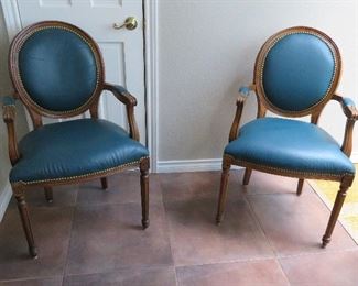 Teal chairs