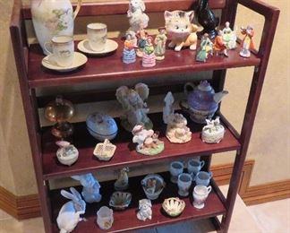 Vintage collectibles, including Occupied Japan figurines