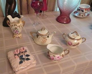 Vintage china, glass