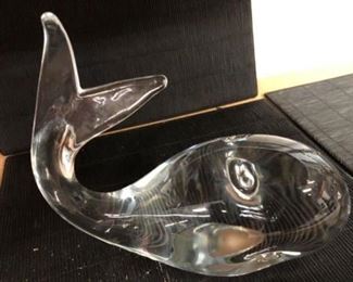 Glass whale