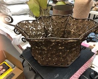 Paper and metal basket