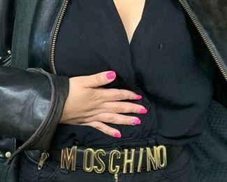 Vintage Moschino belt.
