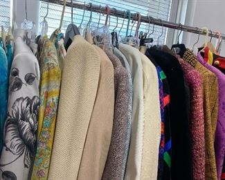 One of many racks, Haute Coture.