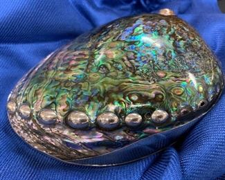 Another Abalone shell with silver accents.