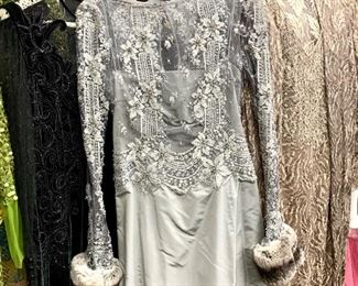 Coture gowns may by Badgley Mischka of Beverly Hills.