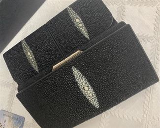 New Parimas brand, sting ray skin wallets .