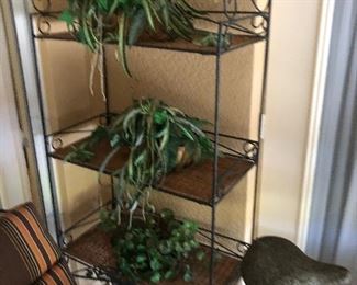 Wrought iron shelf $45