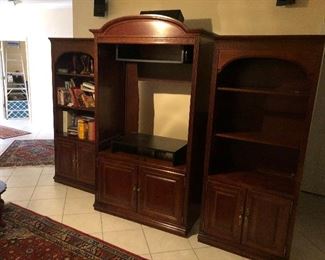 Entertainment center in 3 sections
$100 all