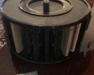 Vintage cassette carrousel $7