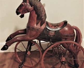 Antique Horse Tricycle