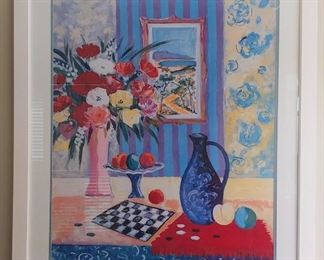 Le Vase Bleu de Madrid 2003 Seriolithograhp Signed
