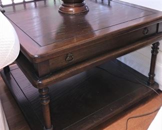 Square Side Table Solid Wood