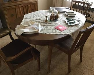 Dining table with 6 chairs $175