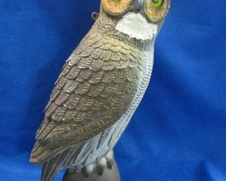 From the Estate of Red Skelton Plastic Decoy Owl