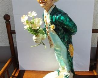 From the estate of Red Skelton Clown Statue given to Red as a gift