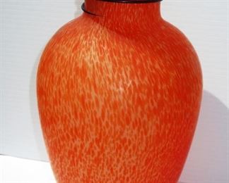Czech Art Glass Vase